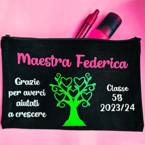 Astuccio albero della vita regalo per la maestra