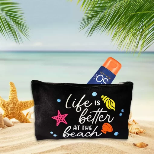 Pochette nera per la Spiaggia