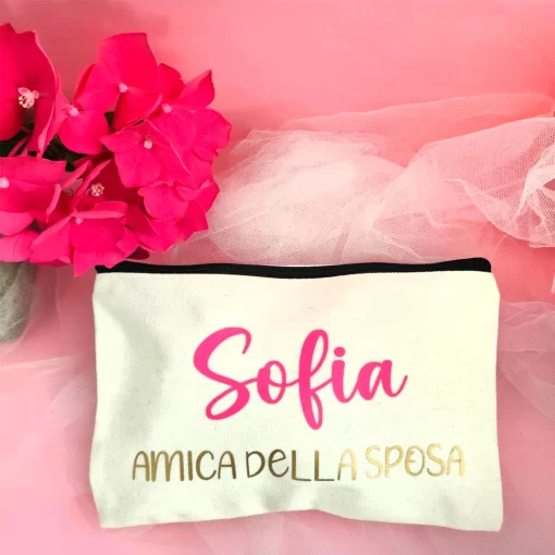 Pochette Multiuso Personalizzata Amica della Sposa