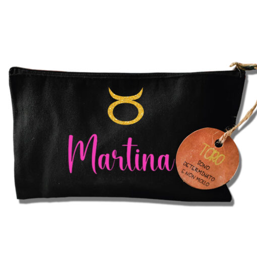 Pochette con segno zodiacale