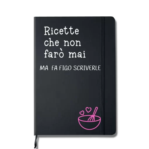 Quaderno Ricette che Non Farò Mai