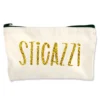 Pochette Multiuso con Scritta Oro Sticazzi