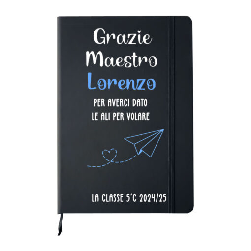 Quaderno Grazie Maestro