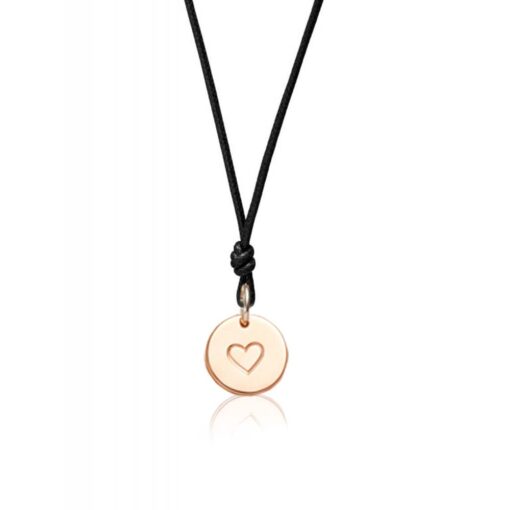 Ciondolo in Argento Dorato Rosa