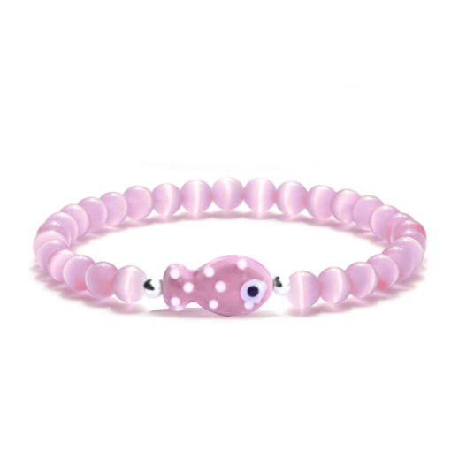 Bracciale con Pesciolino e Occhio di Gatto