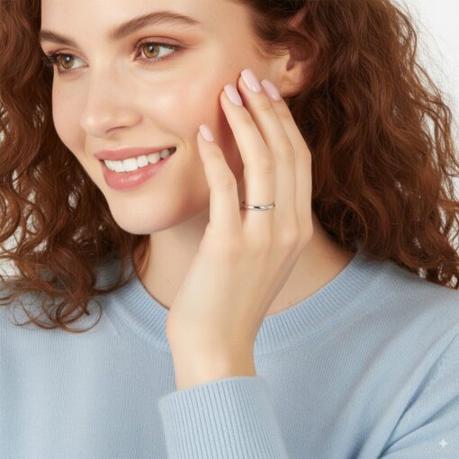 Coppia di fedine in oro 9 carati Coppia di fedine in oro 9 carati