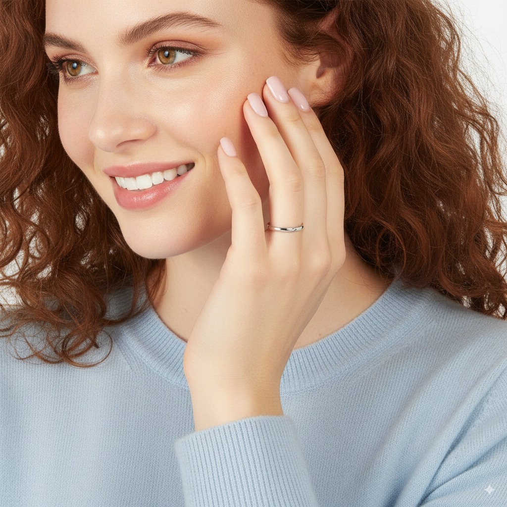 Coppia di fedine in oro 9 carati Coppia di fedine in oro 9 carati