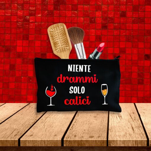 Astuccio Multiuso Niente drammi solo calici